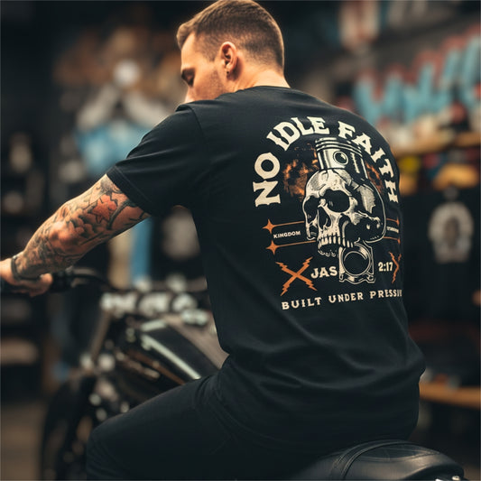 No Idle Faith Tee – Premium Streetwear T-Shirt