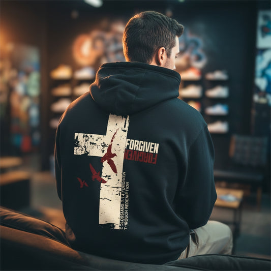 Forgiven Hoodie (Colossians 1:14) – Premium Streetwear