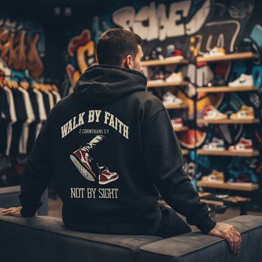 Walk By Faith Hoodie – Premium Streetwear