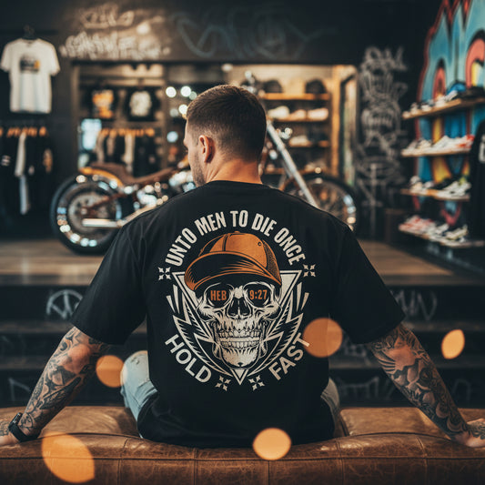 Unto Men to Die Once Tee – Premium Streetwear T-Shirt