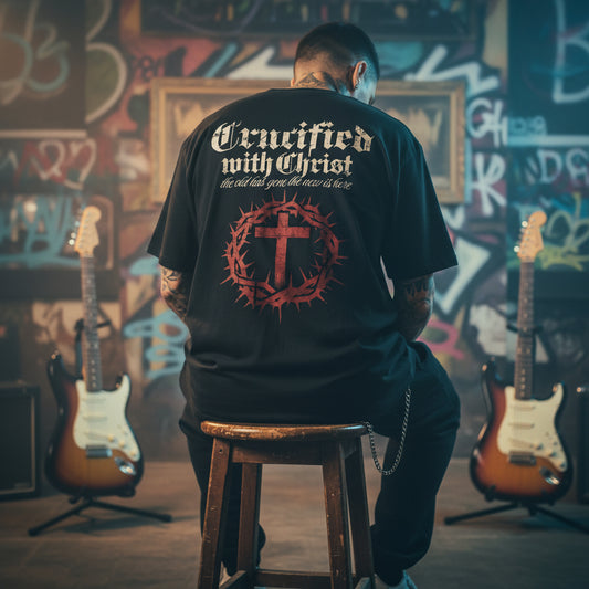 Crucified with Christ Tee – Premium Streetwear T-Shirt