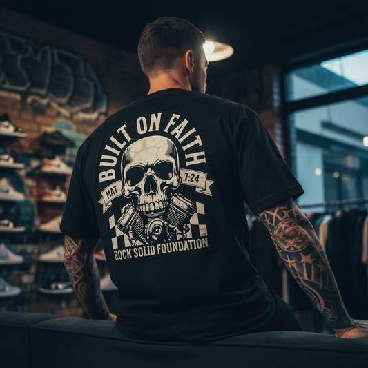 Built on Faith Tee – Premium Streetwear T-Shirt