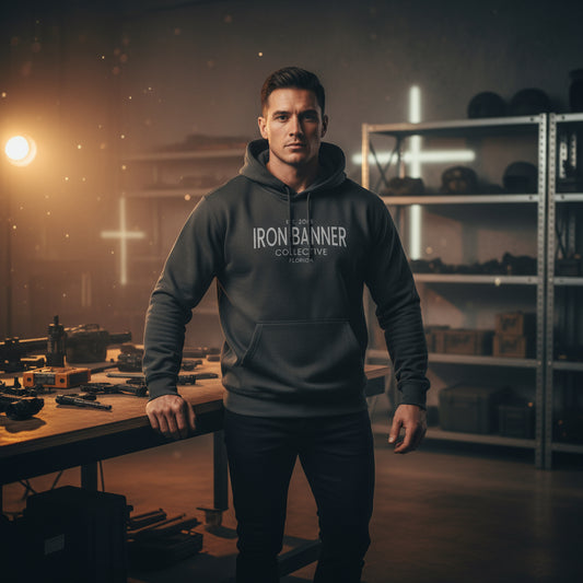 Iron Banner Collective™ LS14001 Established 2025 Hoodie – Florida Christian Streetwear Graphic Hoodie