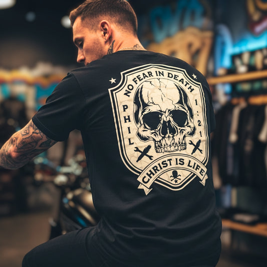 No Fear in Death Tee – Premium Streetwear T-Shirt