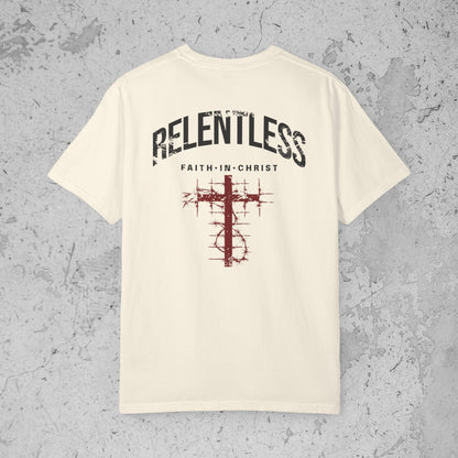 Relentless Faith In Christ Tee – Premium Streetwear T-Shirt