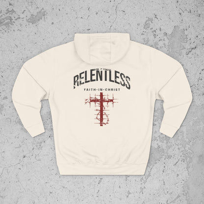 Relentless Faith In Christ Hoodie – Premium Streetwear