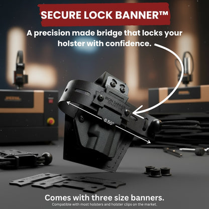 Arlington Project – Modular Adjustable IWB Holster Mount for Loop-Lined EDC Bags