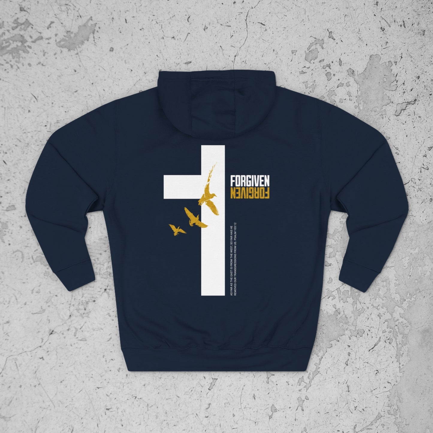 Psalm 103:12 Forgiven Hoodie – Premium Streetwear