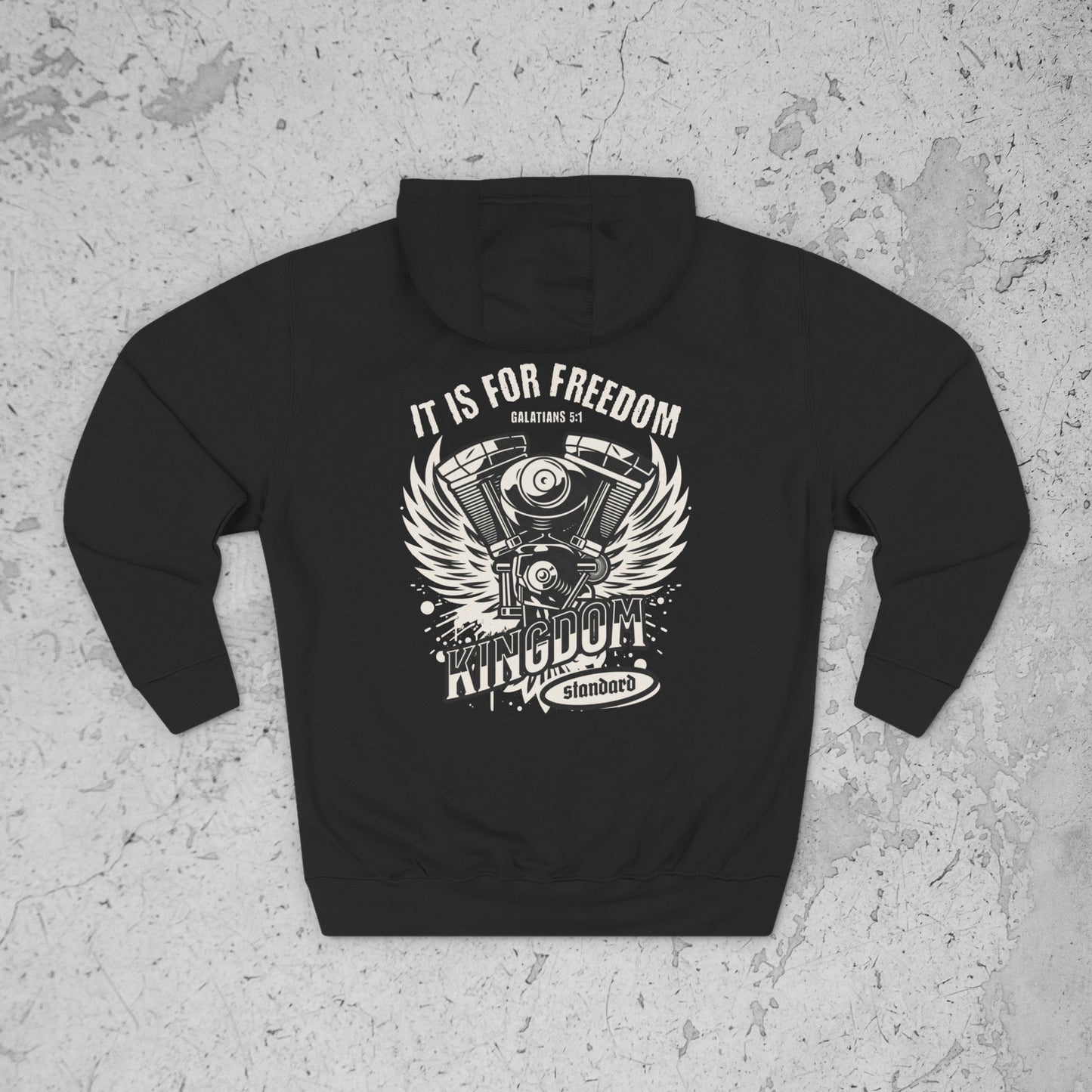 Galatians 5:1 Freedom Hoodie – Premium Streetwear