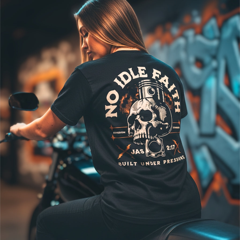 No Idle Faith Tee – Premium Streetwear T-Shirt