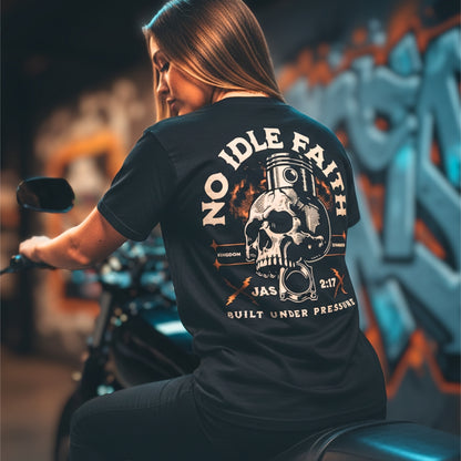 No Idle Faith Tee – Premium Streetwear T-Shirt