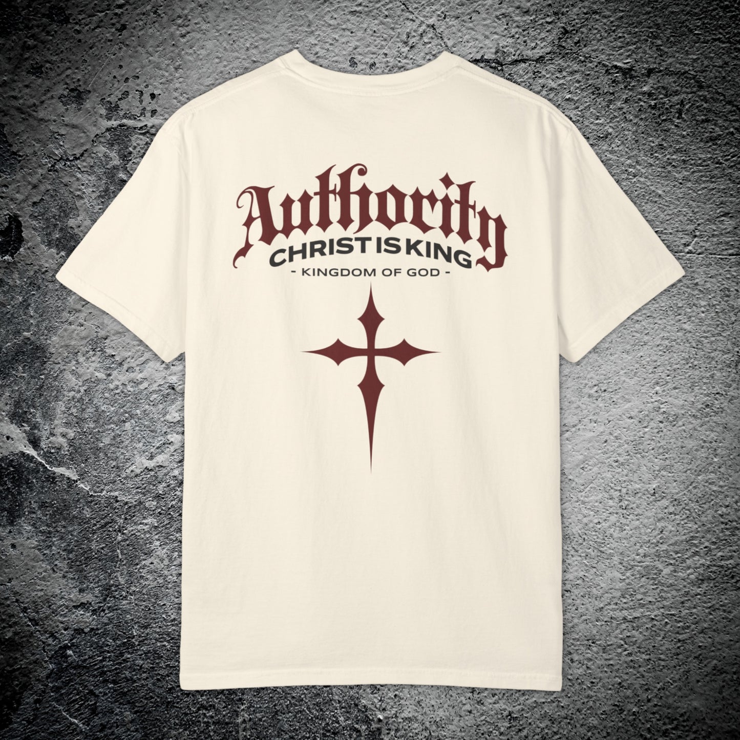 Authority Christ Is King Tee – Premium Streetwear T-Shirt