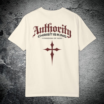 Authority Christ Is King Tee – Premium Streetwear T-Shirt