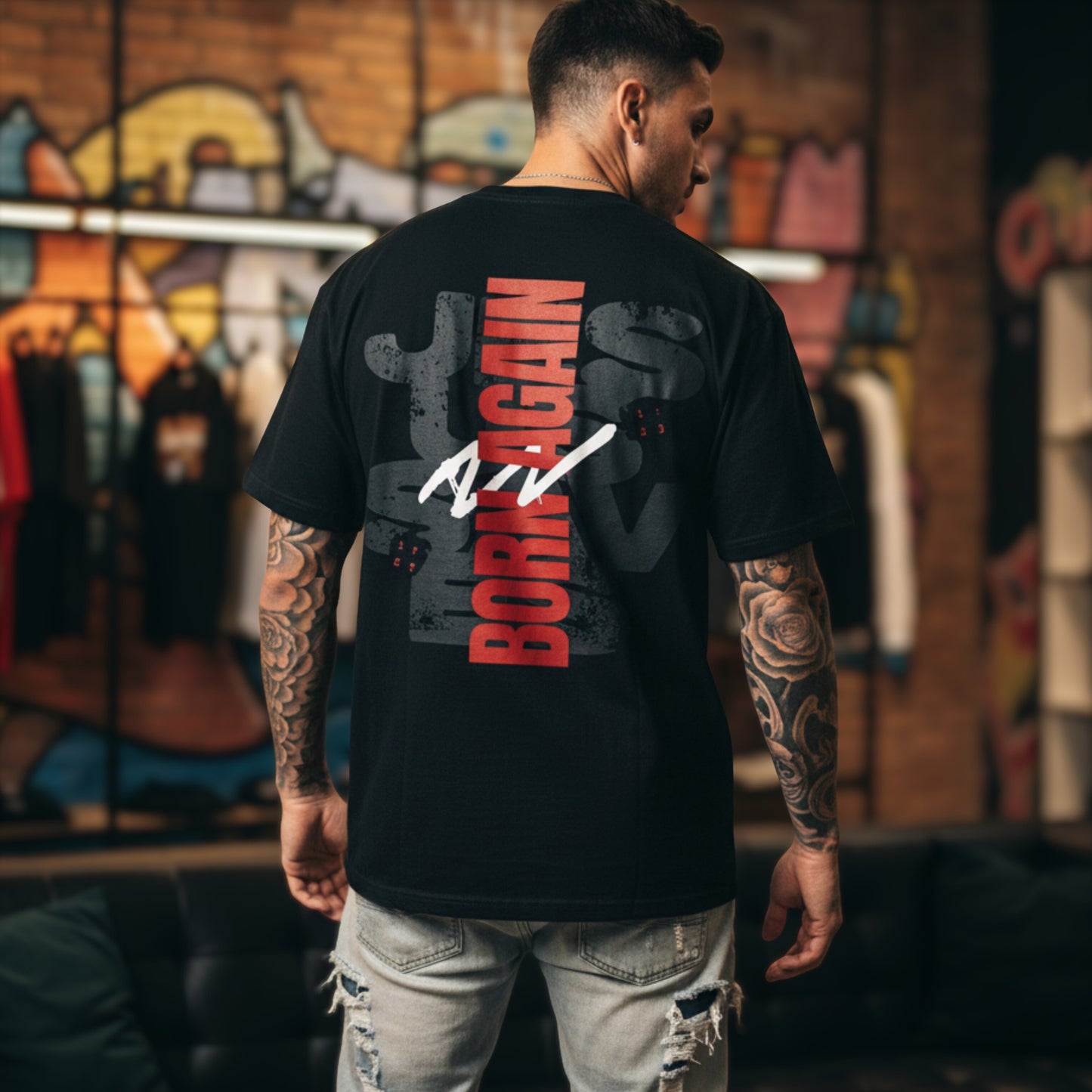 Born Again Tee – Premium Streetwear T-Shirt