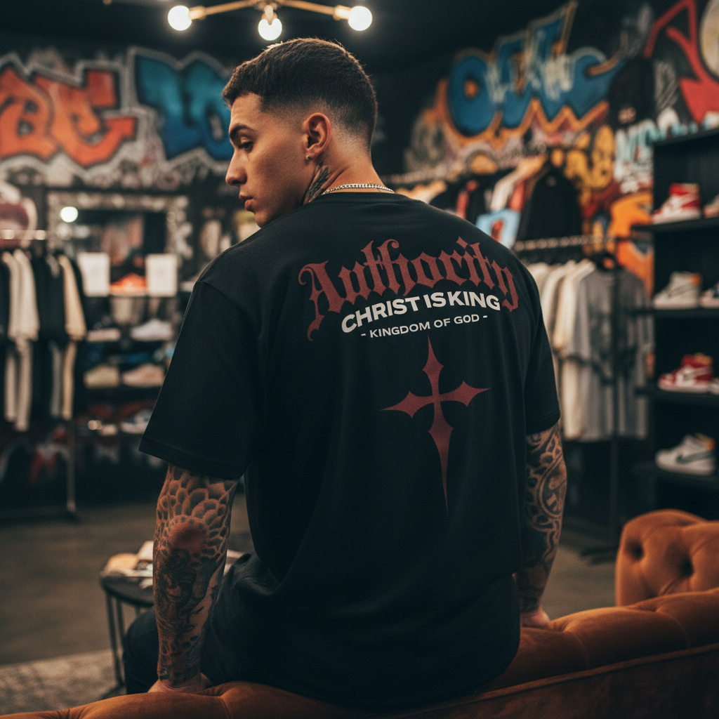 Authority Christ Is King Tee – Premium Streetwear T-Shirt