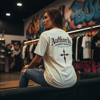 Authority Christ Is King Tee – Premium Streetwear T-Shirt