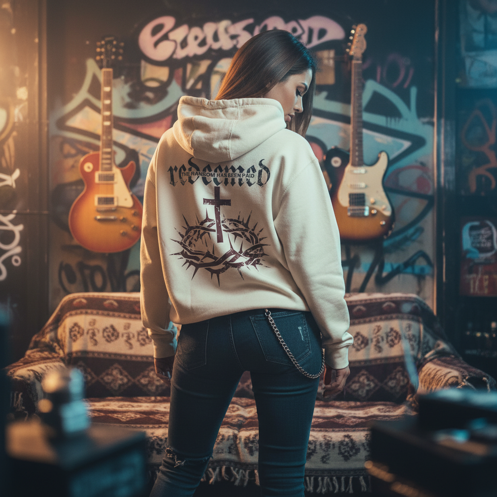 Redeemed Cross Hoodie – Premium Streetwear