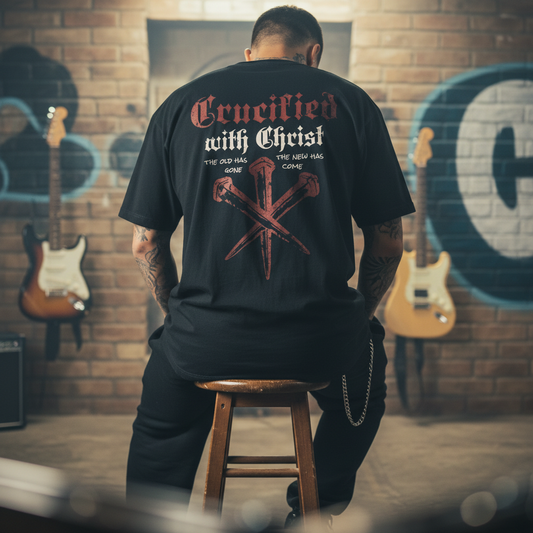 Crucified with Christ Tee – Premium Streetwear T-Shirt