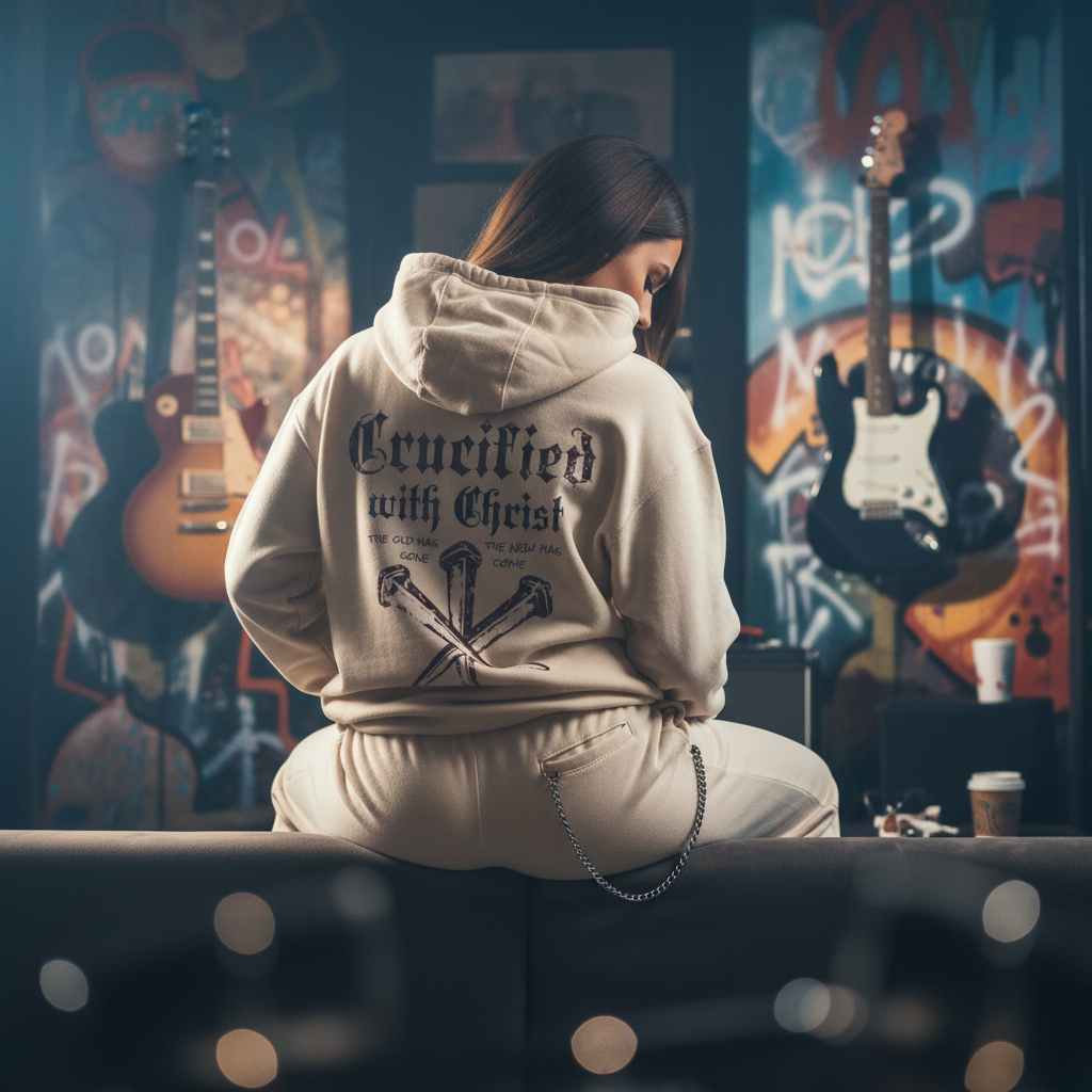 Crucified with Christ Hoodie – Premium Streetwear
