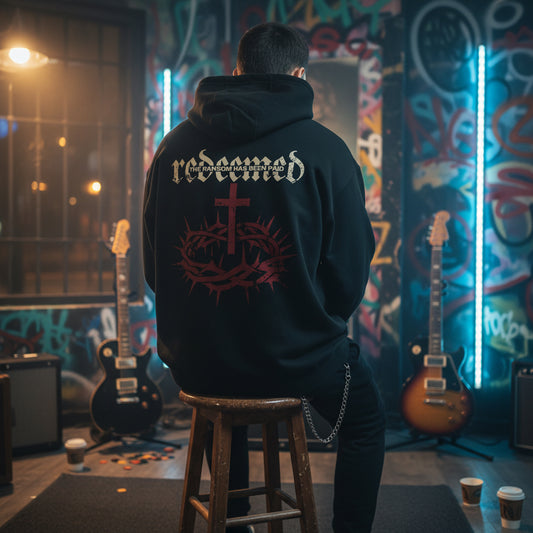 Redeemed Cross Hoodie – Premium Streetwear