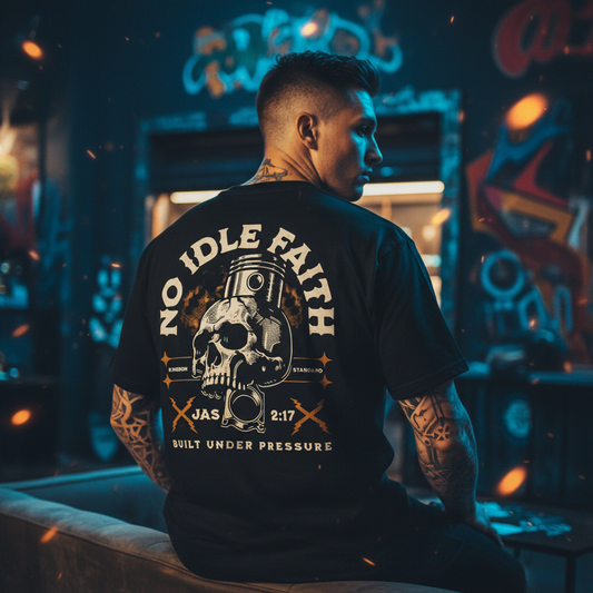 No Idle Faith Tee – Premium Streetwear T-Shirt
