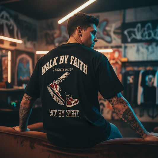 Walk By Faith Tee – Premium Streetwear T-Shirt