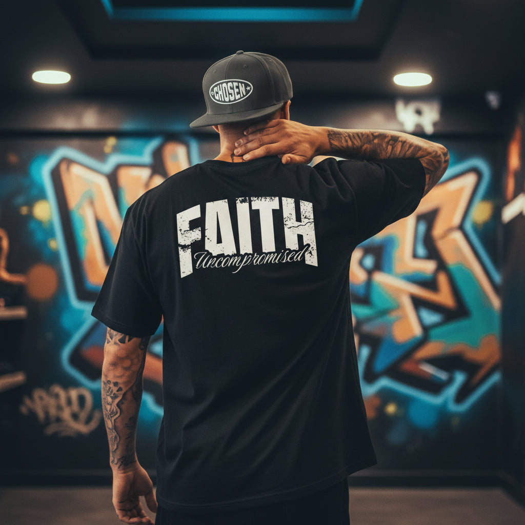 Faith Uncompromised Tee – Premium Streetwear T-Shirt