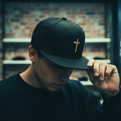 Minimalist Cross Cap – Premium Headwear