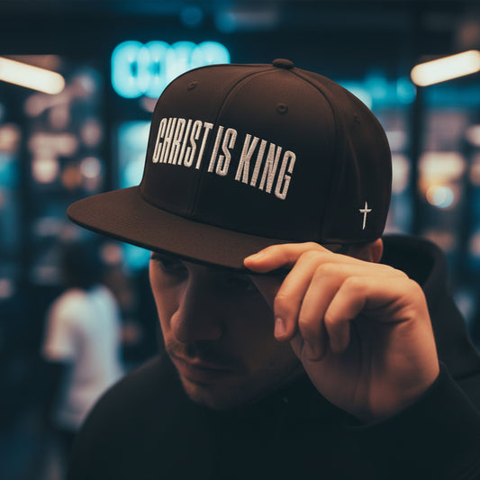 Christ Is King Snapback Cap – Premium Headwear