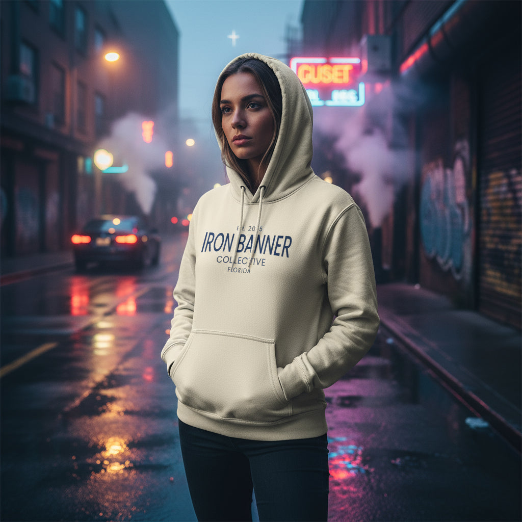 Iron Banner Collective™ LS14001 Established 2025 Hoodie – Florida Christian Streetwear Graphic Hoodie