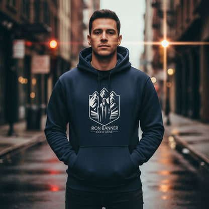 Iron Banner Collective™ Official Logo Hoodie – Lane Seven LS14001 Premium Streetwear