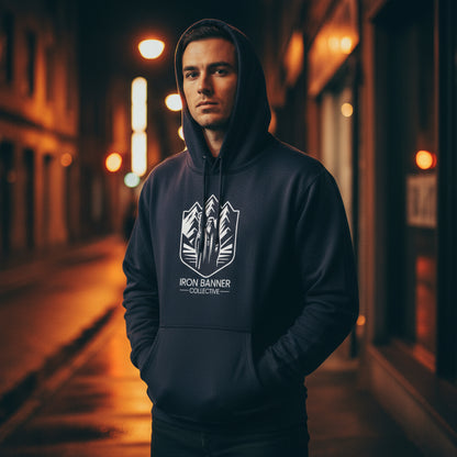 Iron Banner Collective™ Official Logo Hoodie – Lane Seven LS14001 Premium Streetwear