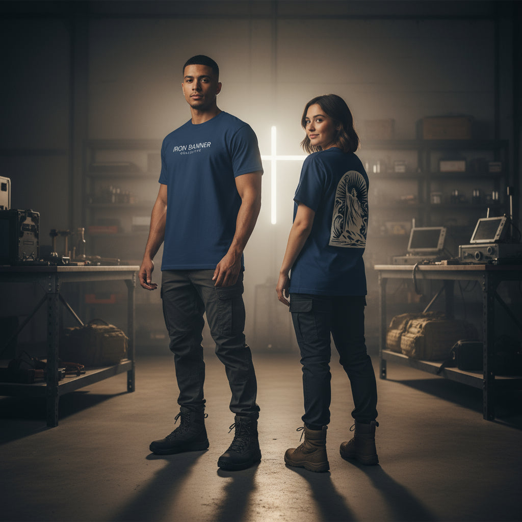 Iron Banner Collective™ Moses Parting the Red Sea Tee – Comfort Colors 1717 Premium Streetwear T-Shirt