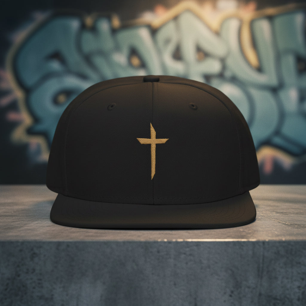 Minimalist Cross Cap – Premium Headwear