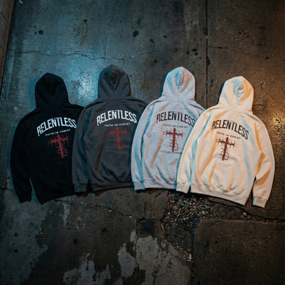Relentless Faith In Christ Hoodie – Premium Streetwear