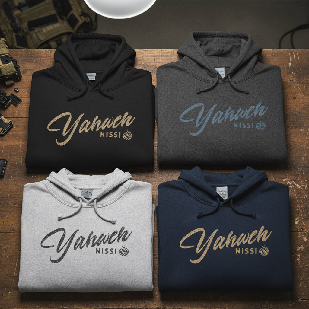 Exodus 17:15 Yahweh Nissi Hoodie – Premium Streetwear