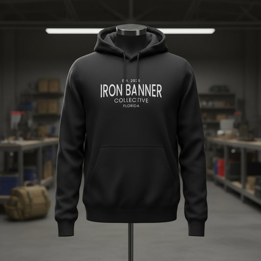 Iron Banner Collective™ LS14001 Established 2025 Hoodie – Florida Christian Streetwear Graphic Hoodie