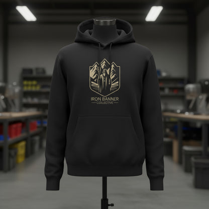 Iron Banner Collective™ Official Logo Hoodie – Lane Seven LS14001 Premium Streetwear