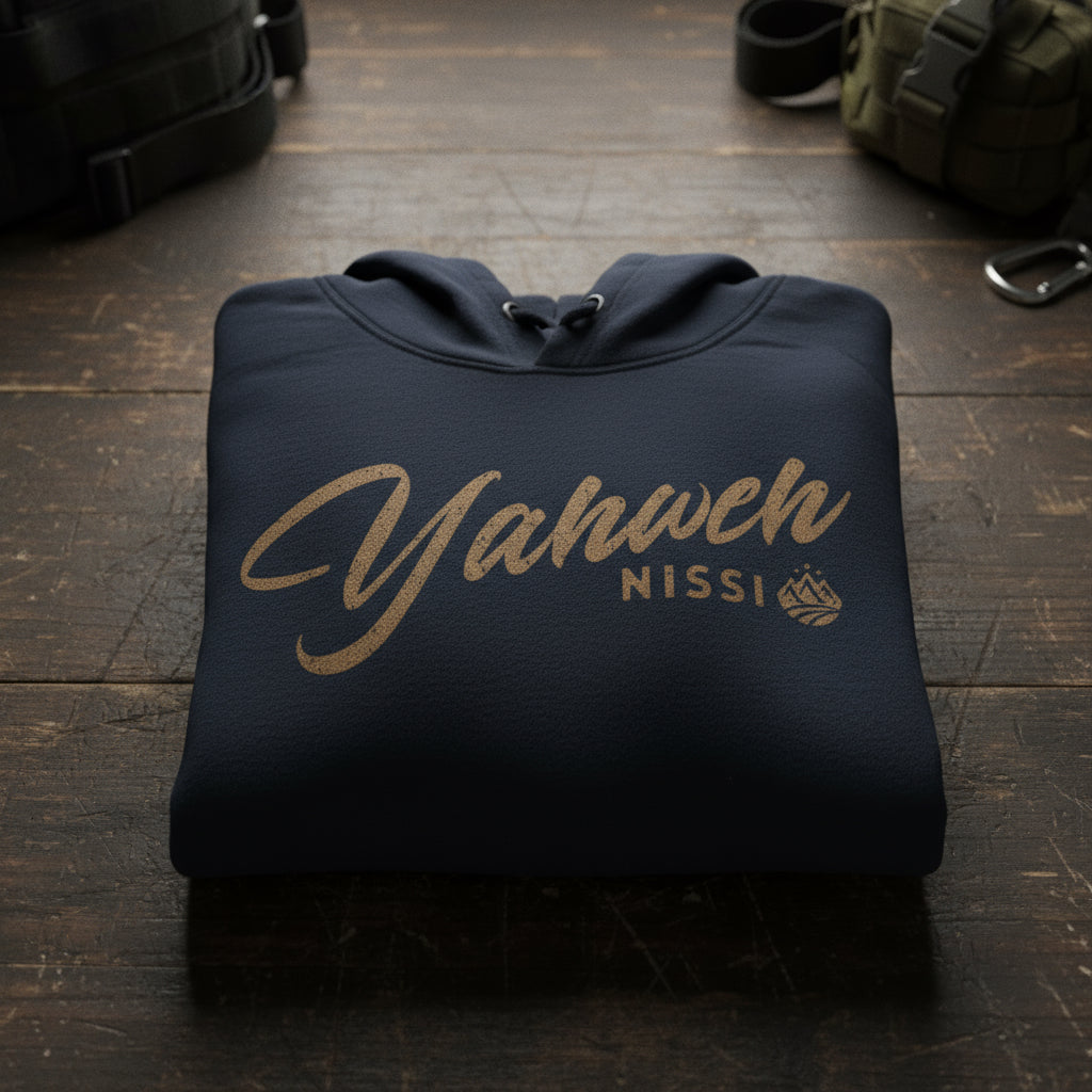 Exodus 17:15 Yahweh Nissi Hoodie – Premium Streetwear