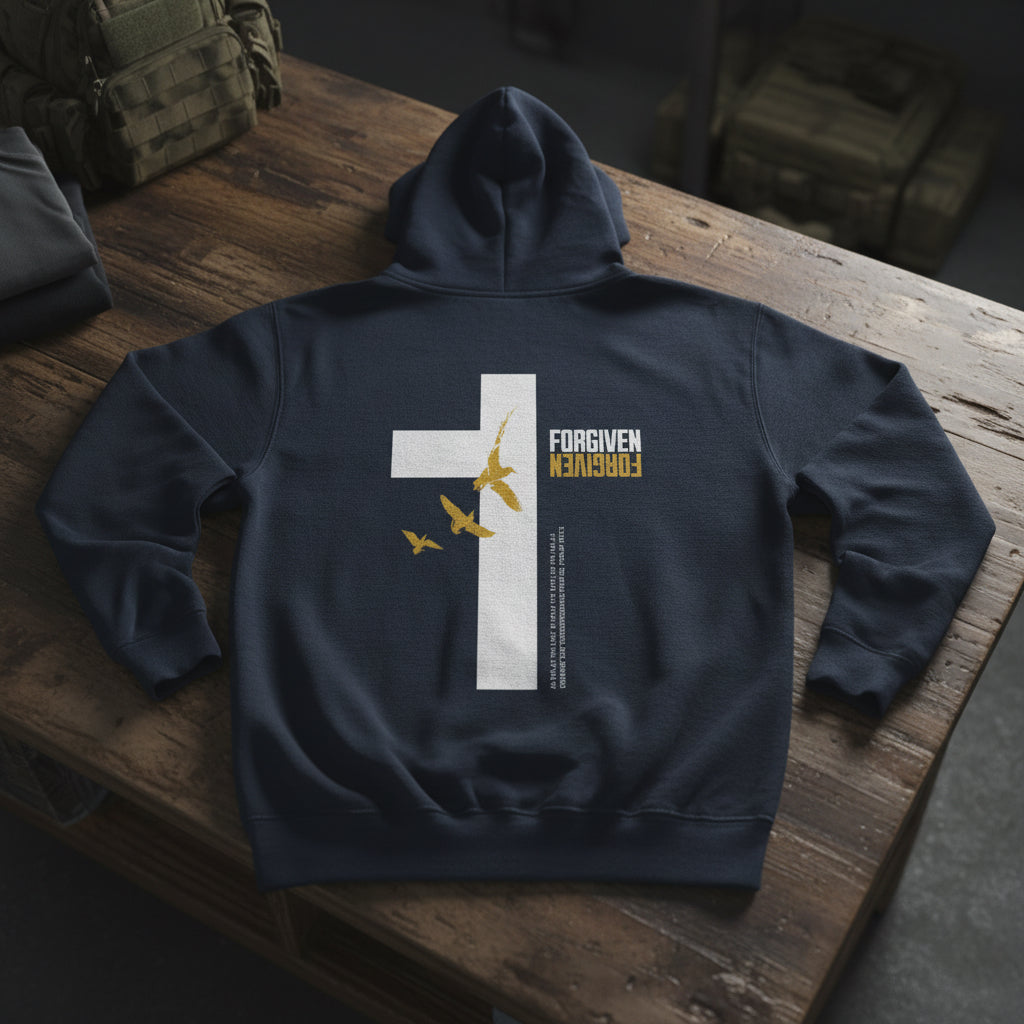 Psalm 103:12 Forgiven Hoodie – Premium Streetwear