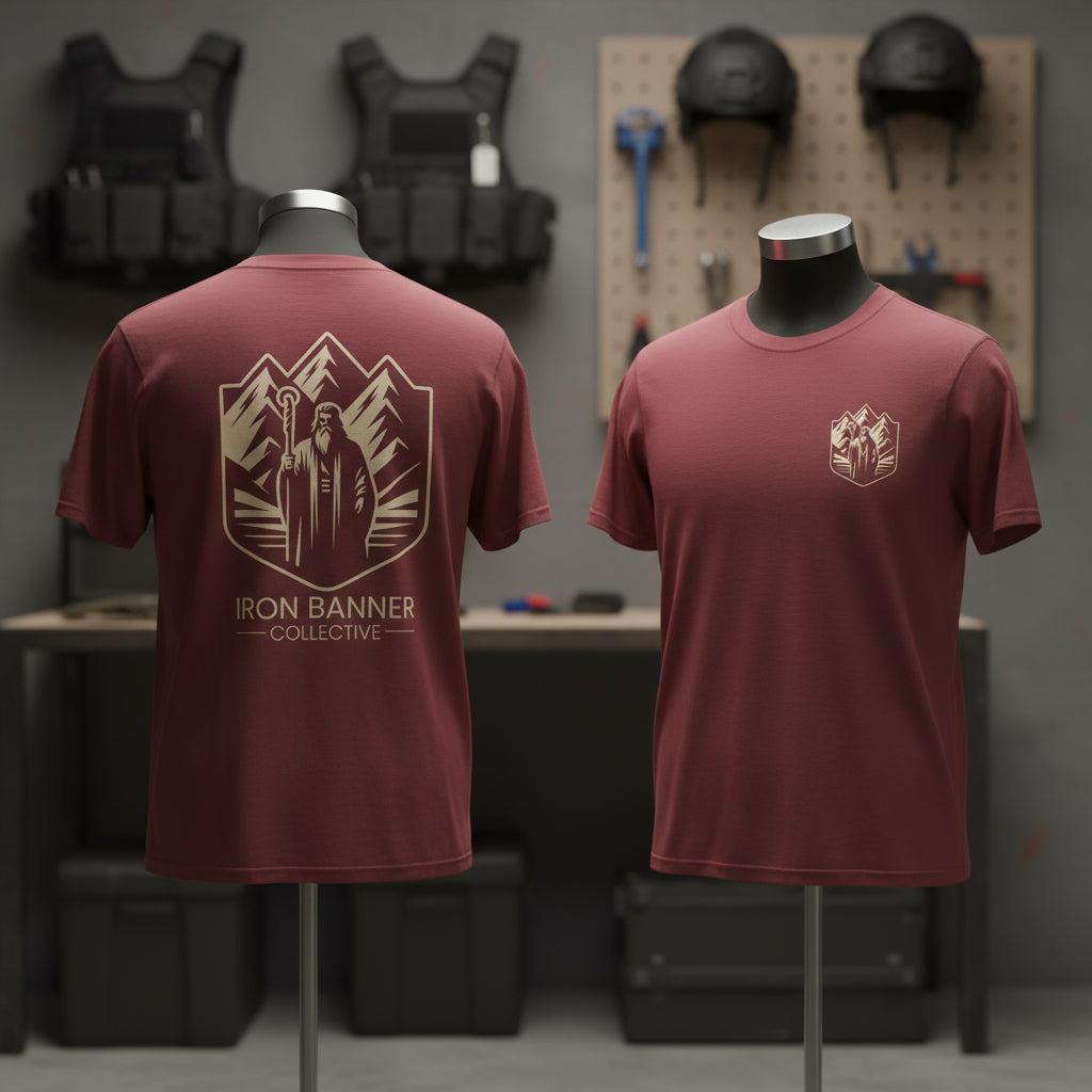 Iron Banner Collective™ Official Logo Tee – Comfort Colors 1717 Premium Streetwear T-Shirt