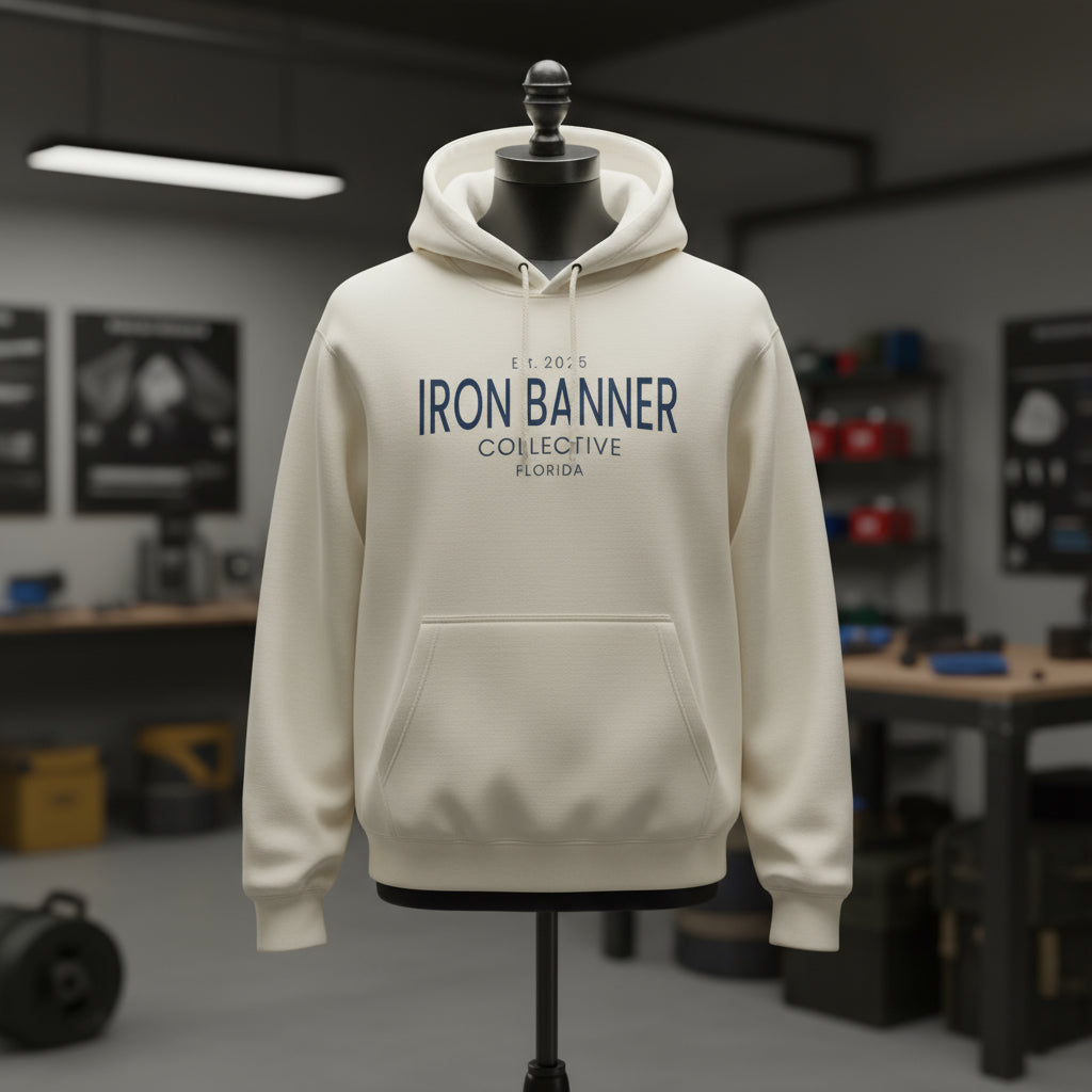 Iron Banner Collective™ LS14001 Established 2025 Hoodie – Florida Christian Streetwear Graphic Hoodie