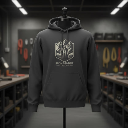 Iron Banner Collective™ Official Logo Hoodie – Lane Seven LS14001 Premium Streetwear