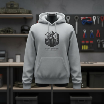 Iron Banner Collective™ Official Logo Hoodie – Lane Seven LS14001 Premium Streetwear