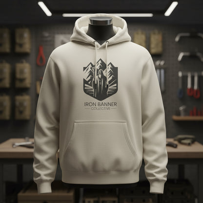 Iron Banner Collective™ Official Logo Hoodie – Lane Seven LS14001 Premium Streetwear