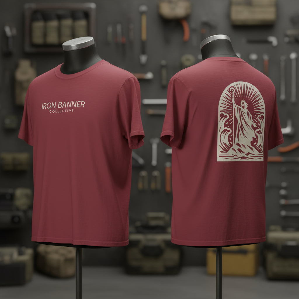 Iron Banner Collective™ Moses Parting the Red Sea Tee – Comfort Colors 1717 Premium Streetwear T-Shirt